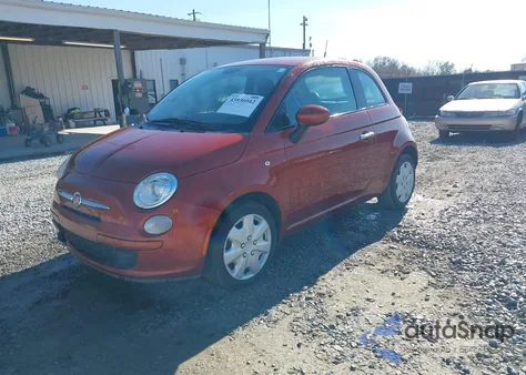 2012 Fiat 500 Pop from USA, damaged, VIN 3C3CFFAR3CT365943